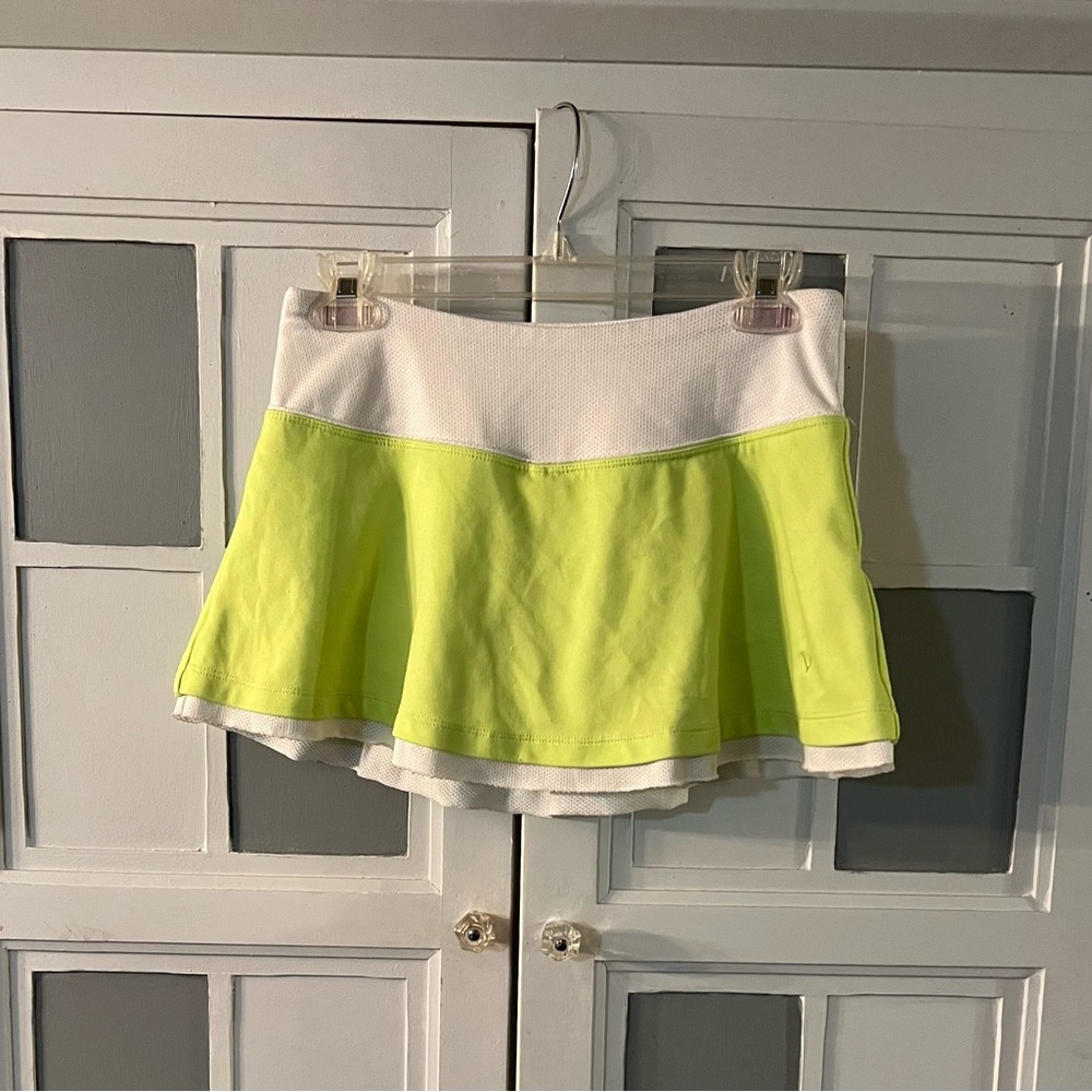 🖤Callaway Yellow/Lime & White Women's Golf/Tennis Skort